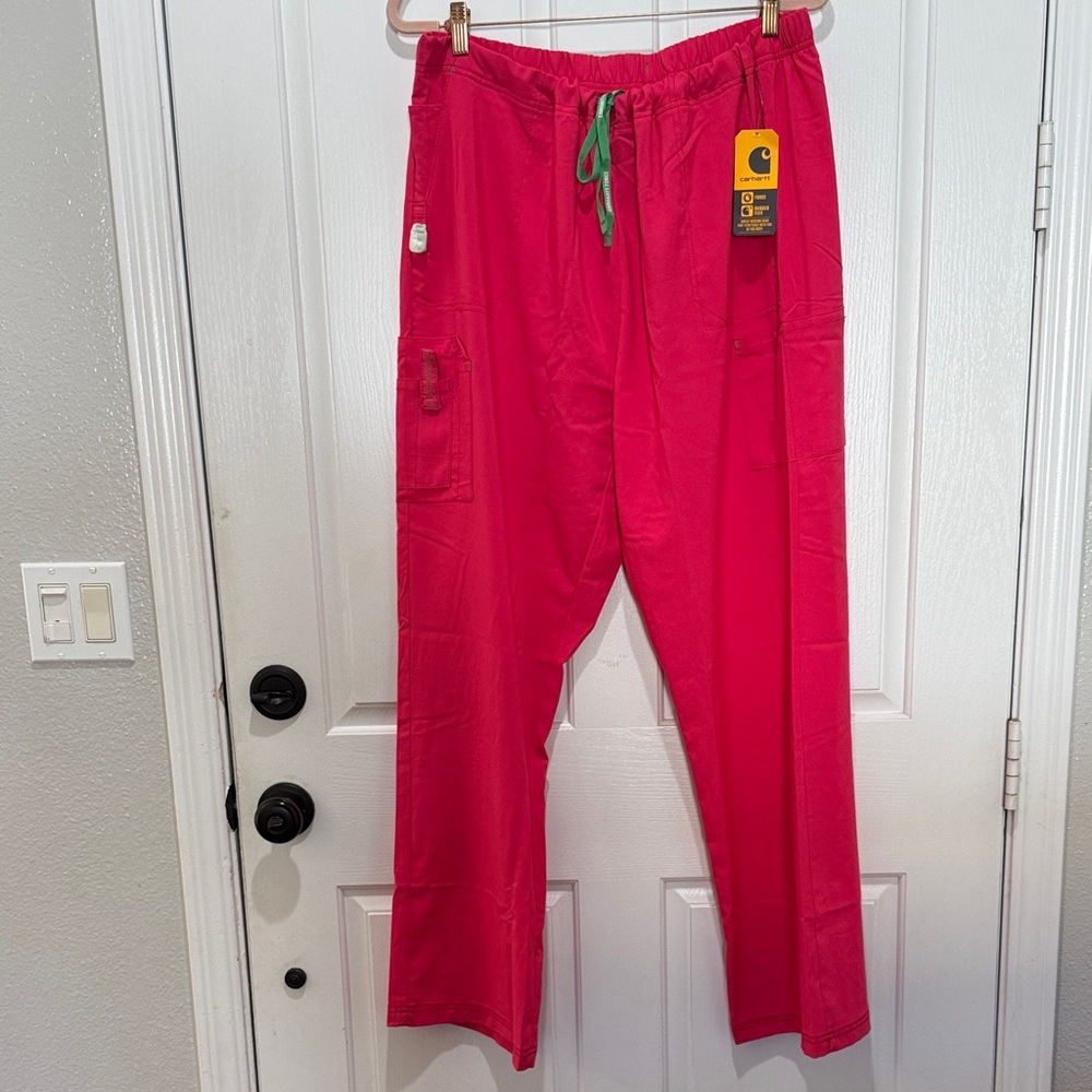 Carhartt Bright Red Women's scrubs
